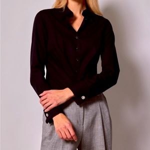 NWOT Hawes & Curtis French cuffed fitted shirt